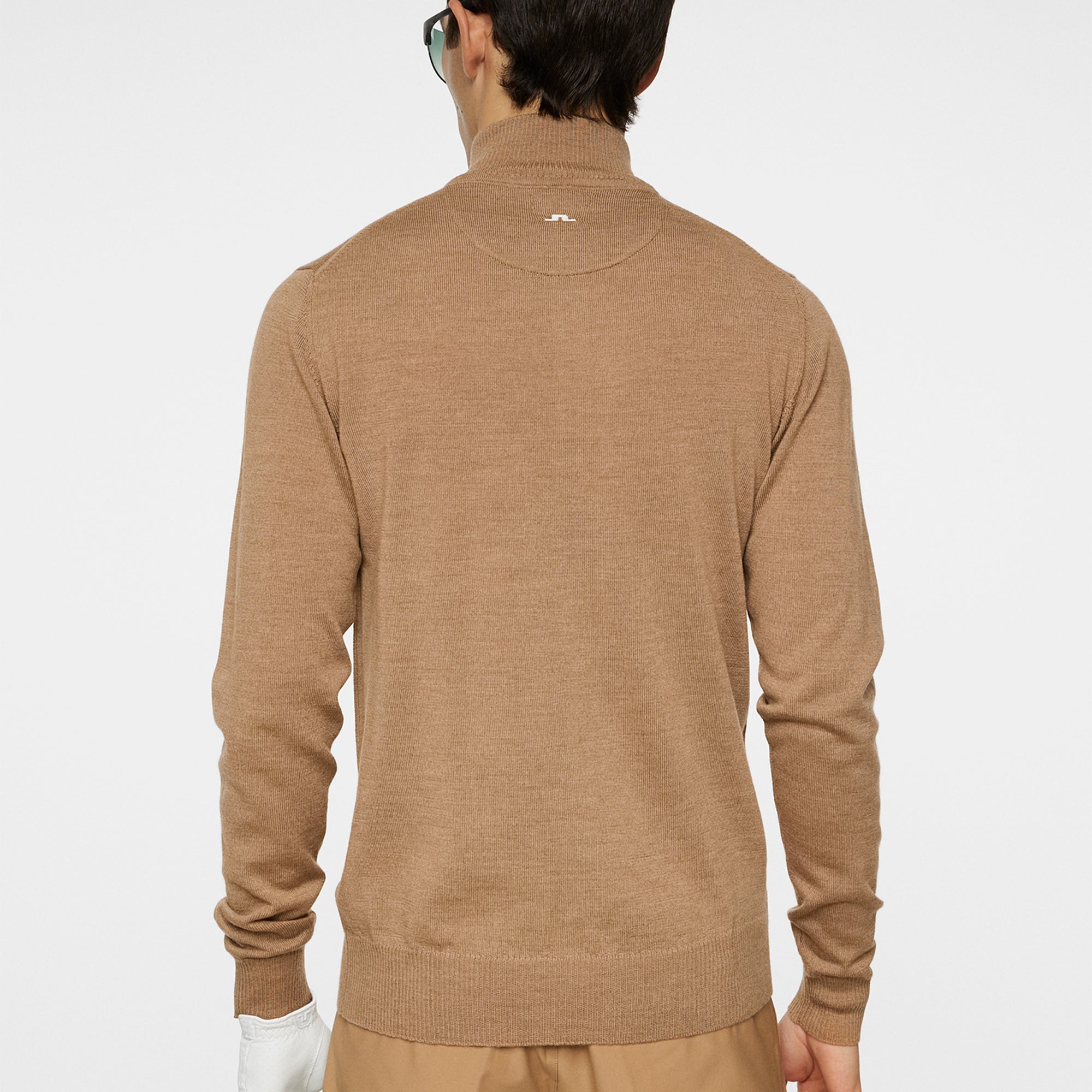 J Lindeberg Kian Tour Merino Mens Sweater Tigers Eye